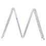 [US Warehouse] 19.5ft Household Multifunctional Aluminum Alloy Small Joint Foldable Telescopic Ladder 20-step Unloading Ladder